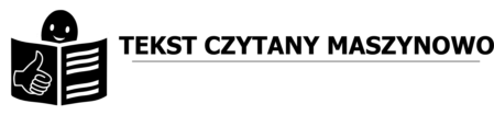 tekst czytany maszynowo